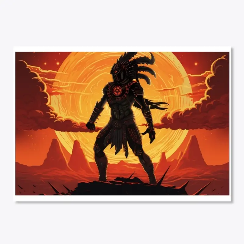 Tezcatlipoca's silhouette