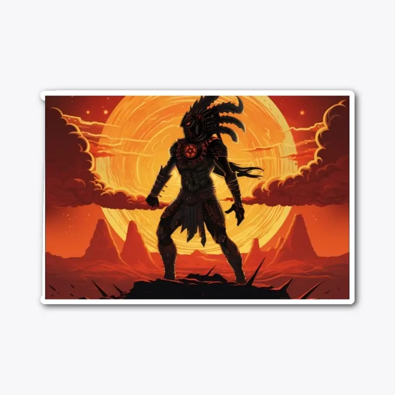 Tezcatlipoca's silhouette